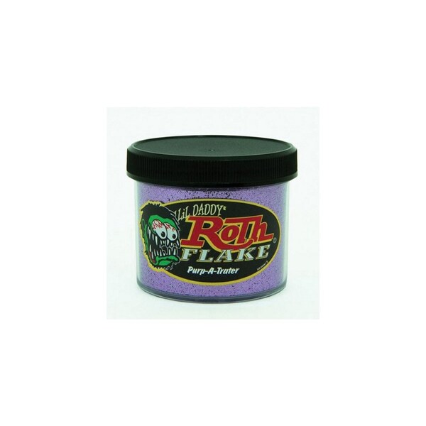 Roth Flake & Pearl Product Purp-A-Trator Solid Metal Flake, Standard .015 Size, 2oz Jar RF119 - main